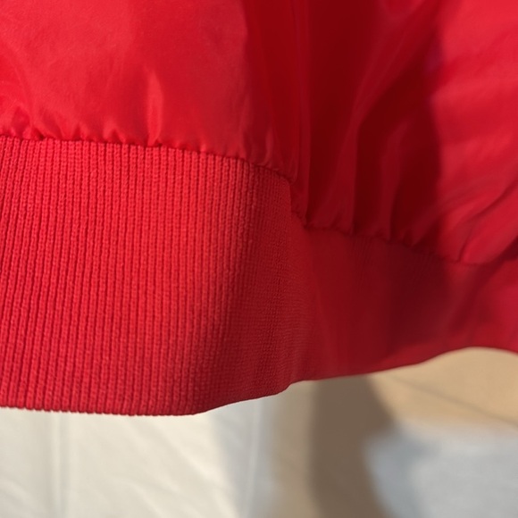 Eddie Bauer Mens Vintage Jacket Red Nylon Pullover Windbreaker Pockets. XL - Picture 7 of 9